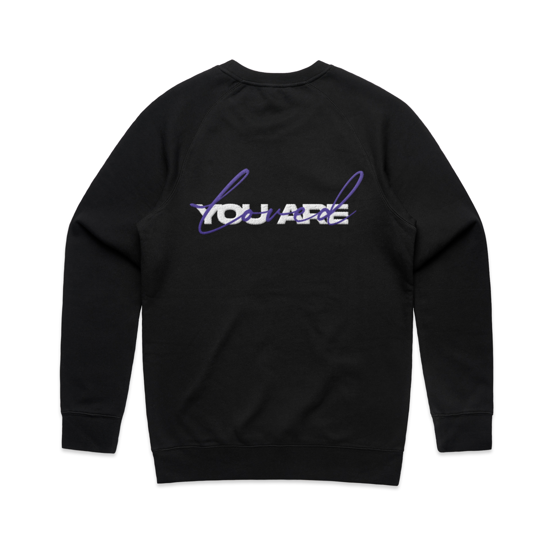 DMROZE 2.0 DARK COLOURED EMBROIDERED CREW NECKS