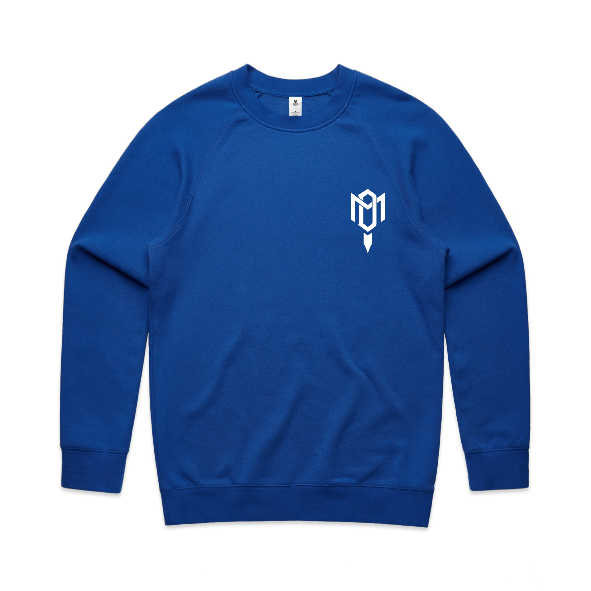 DMROZE 2.0 DARK COLOURED EMBROIDERED CREW NECKS