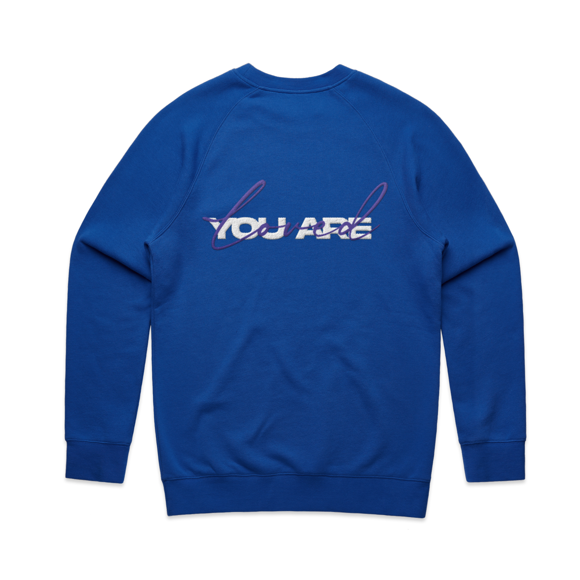 DMROZE 2.0 DARK COLOURED EMBROIDERED CREW NECKS