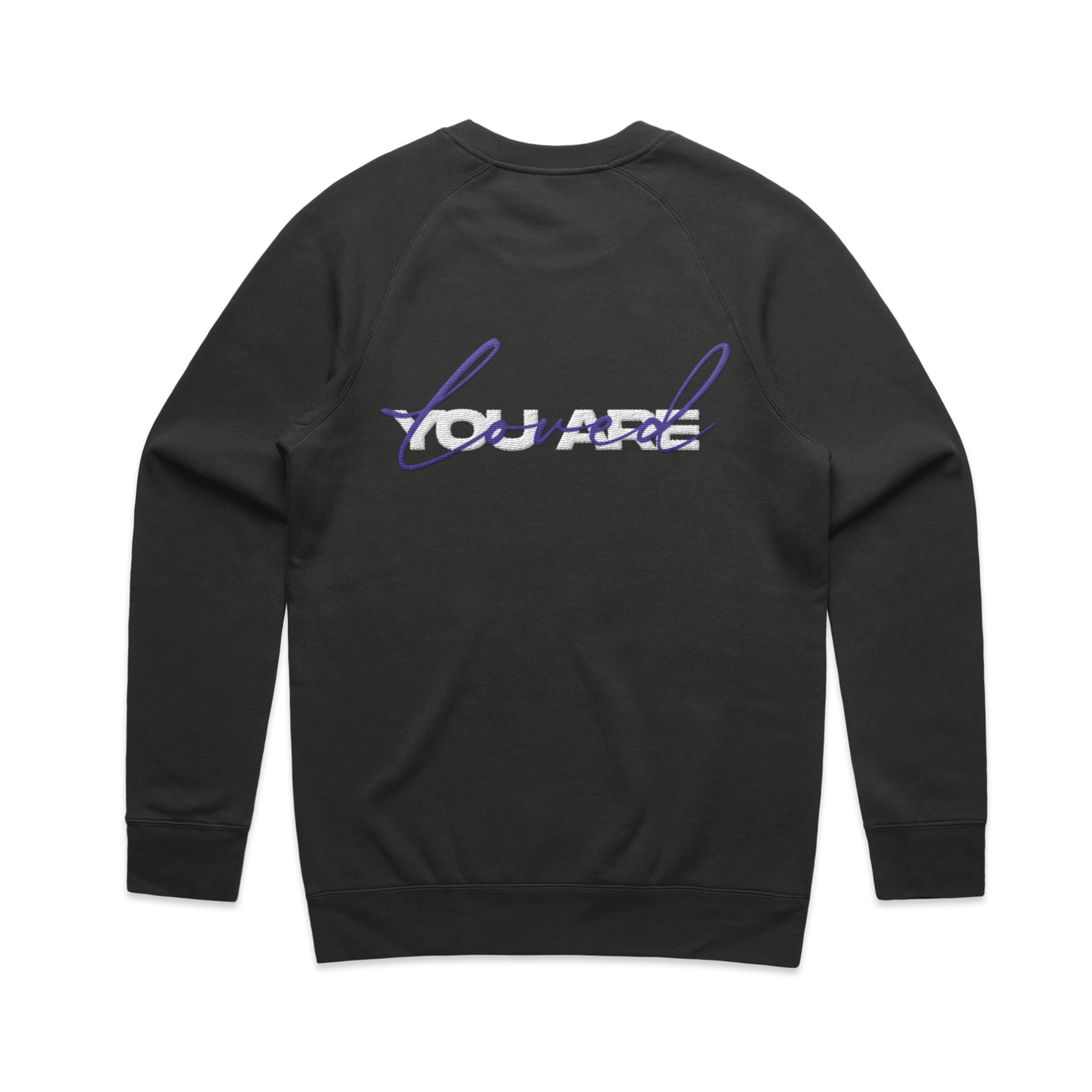 DMROZE 2.0 DARK COLOURED EMBROIDERED CREW NECKS