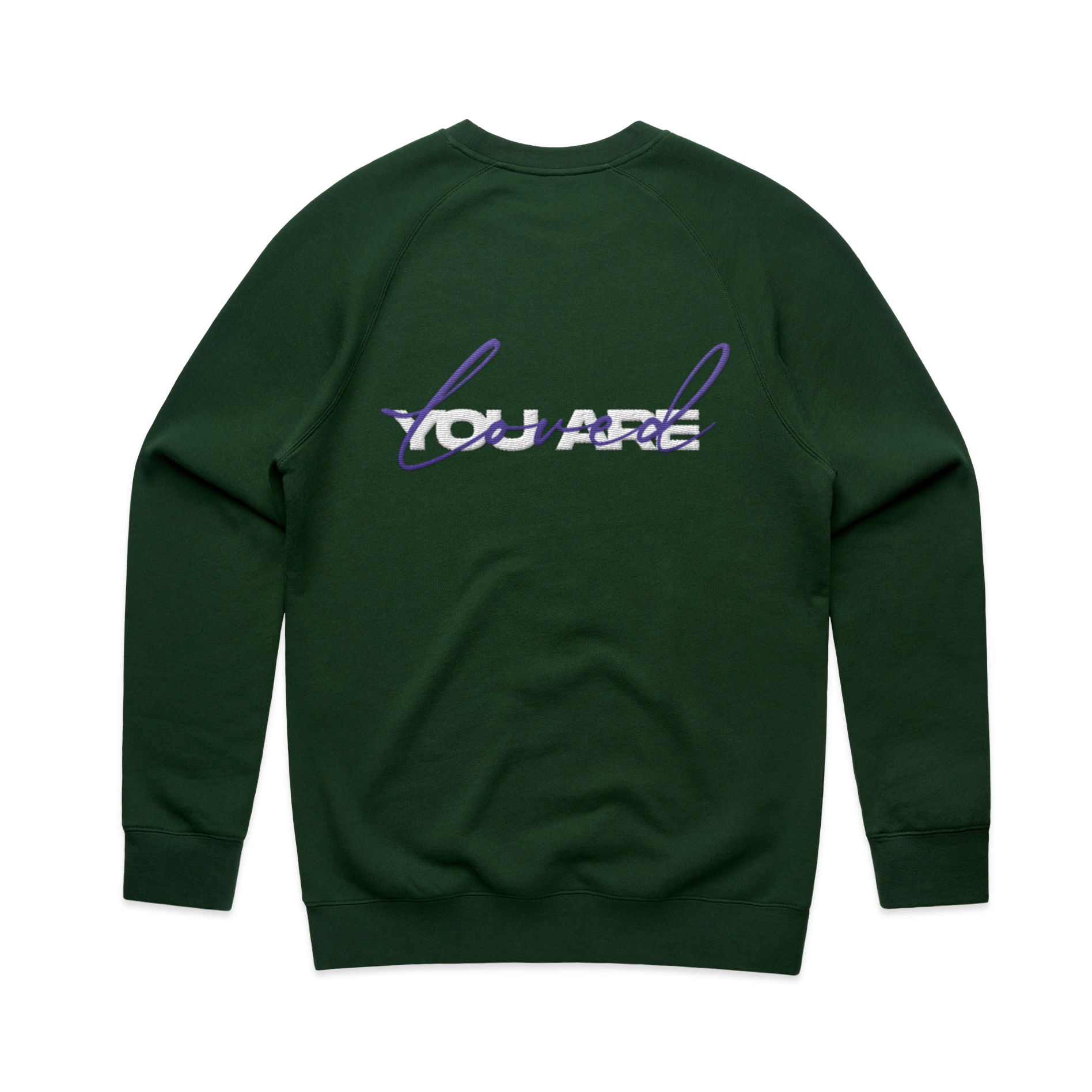 DMROZE 2.0 DARK COLOURED EMBROIDERED CREW NECKS