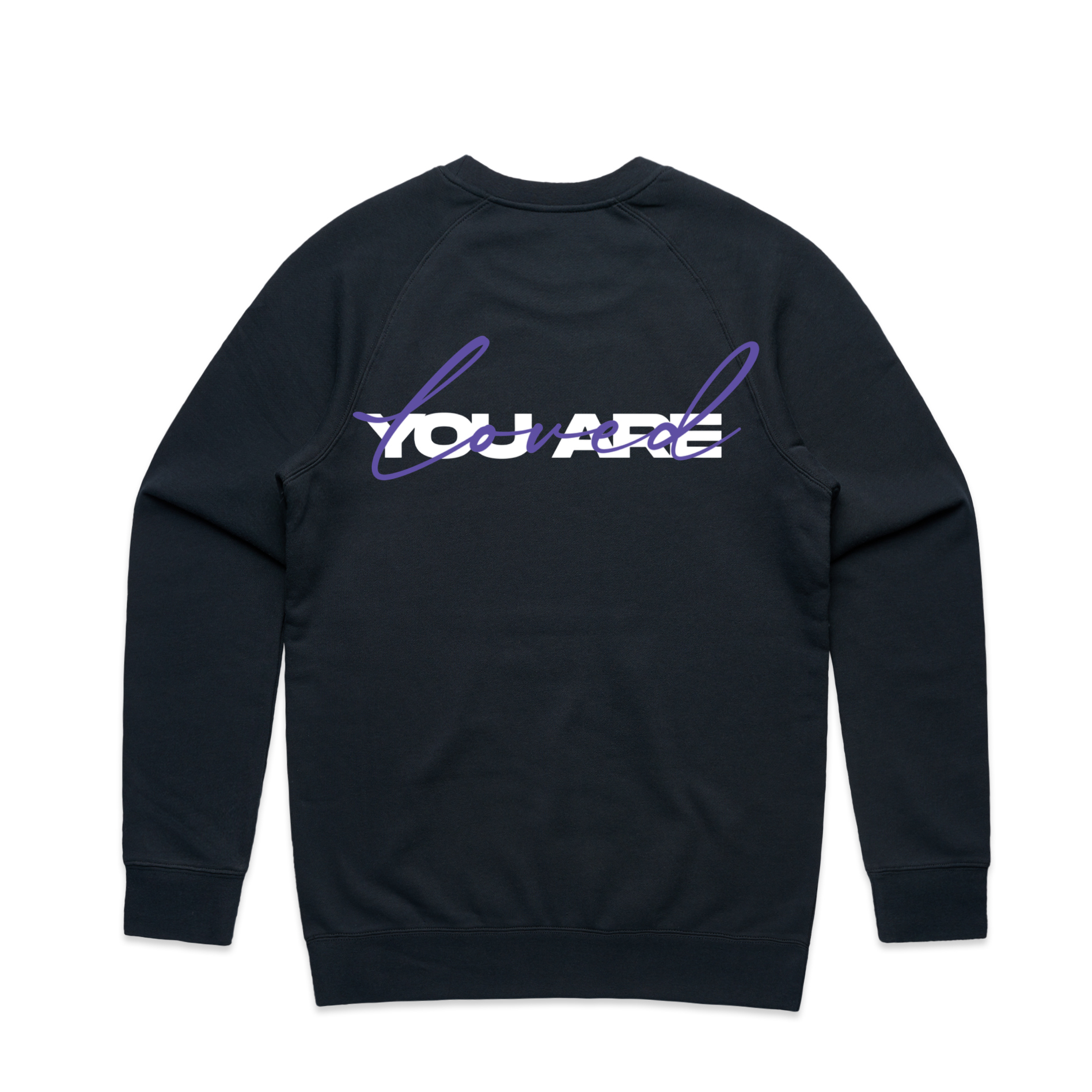 DMROZE 2.0 DARK COLOURED EMBROIDERED CREW NECKS