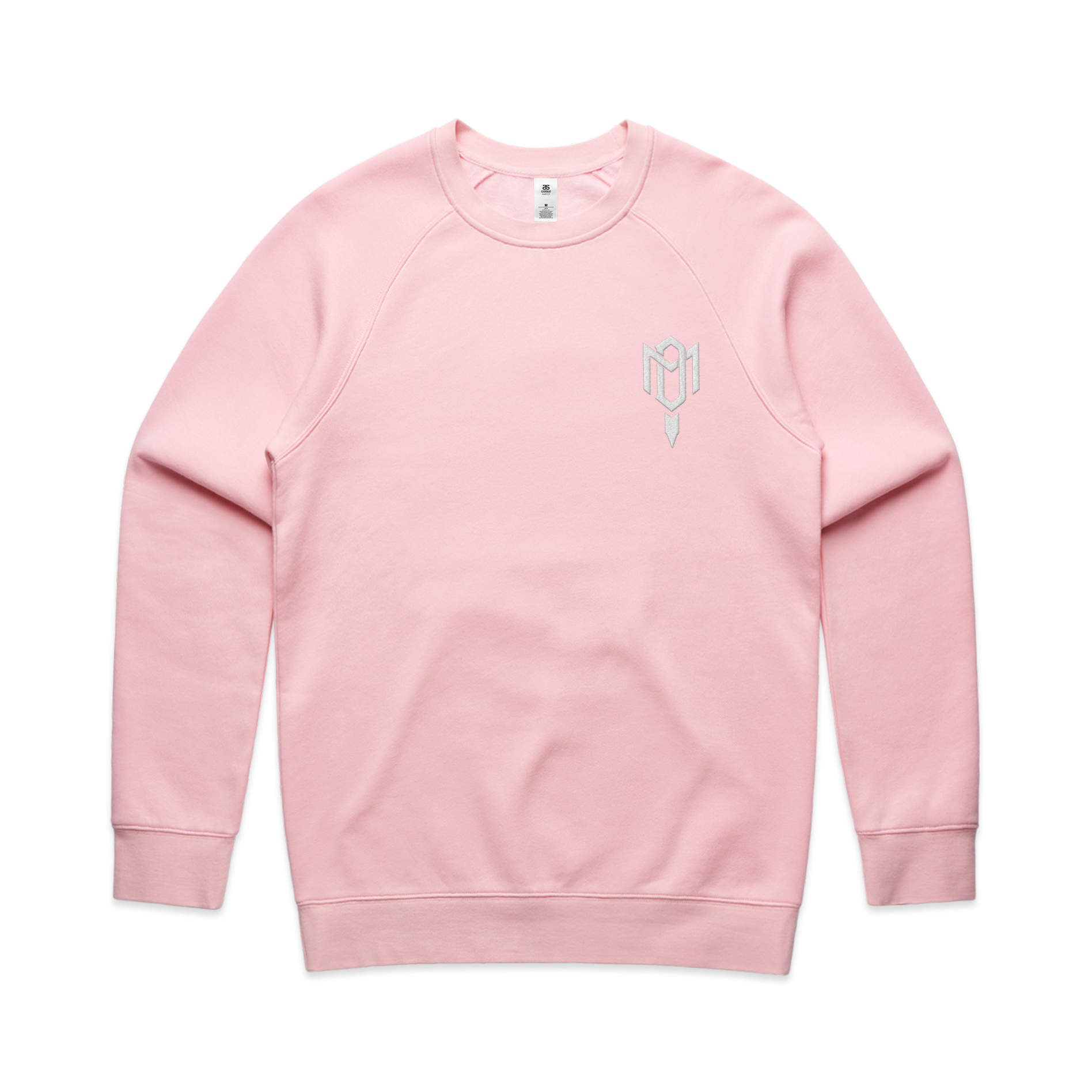 DMROZE 2.0 BRIGHT/LIGHT COLOURED EMBROIDERED CREW NECKS
