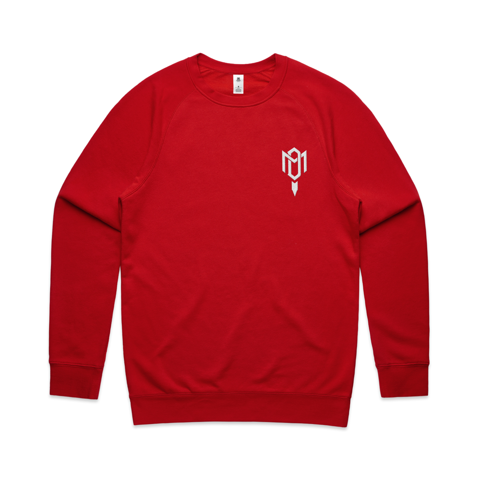 DMROZE 2.0 BRIGHT/LIGHT COLOURED EMBROIDERED CREW NECKS