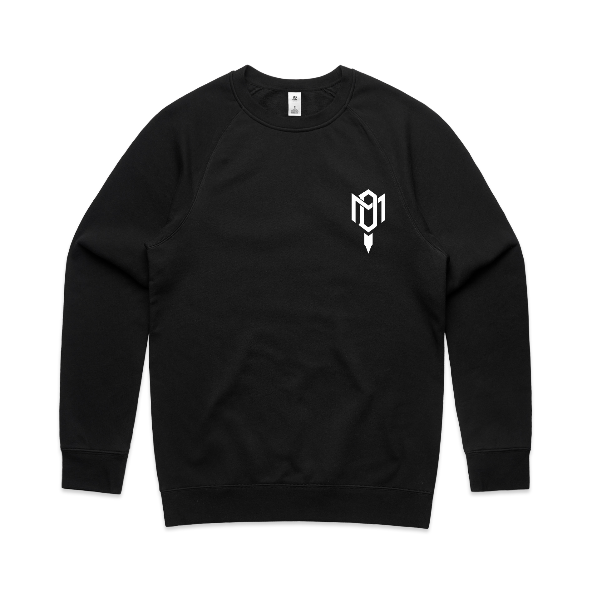 DMROZE 2.0 DARK COLOURED EMBROIDERED CREW NECKS