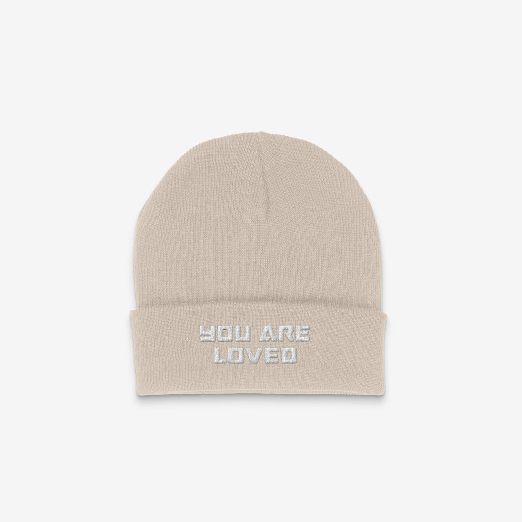 DMROZE WARM/LIGHT COLOURED EMBROIDERED BEANIES