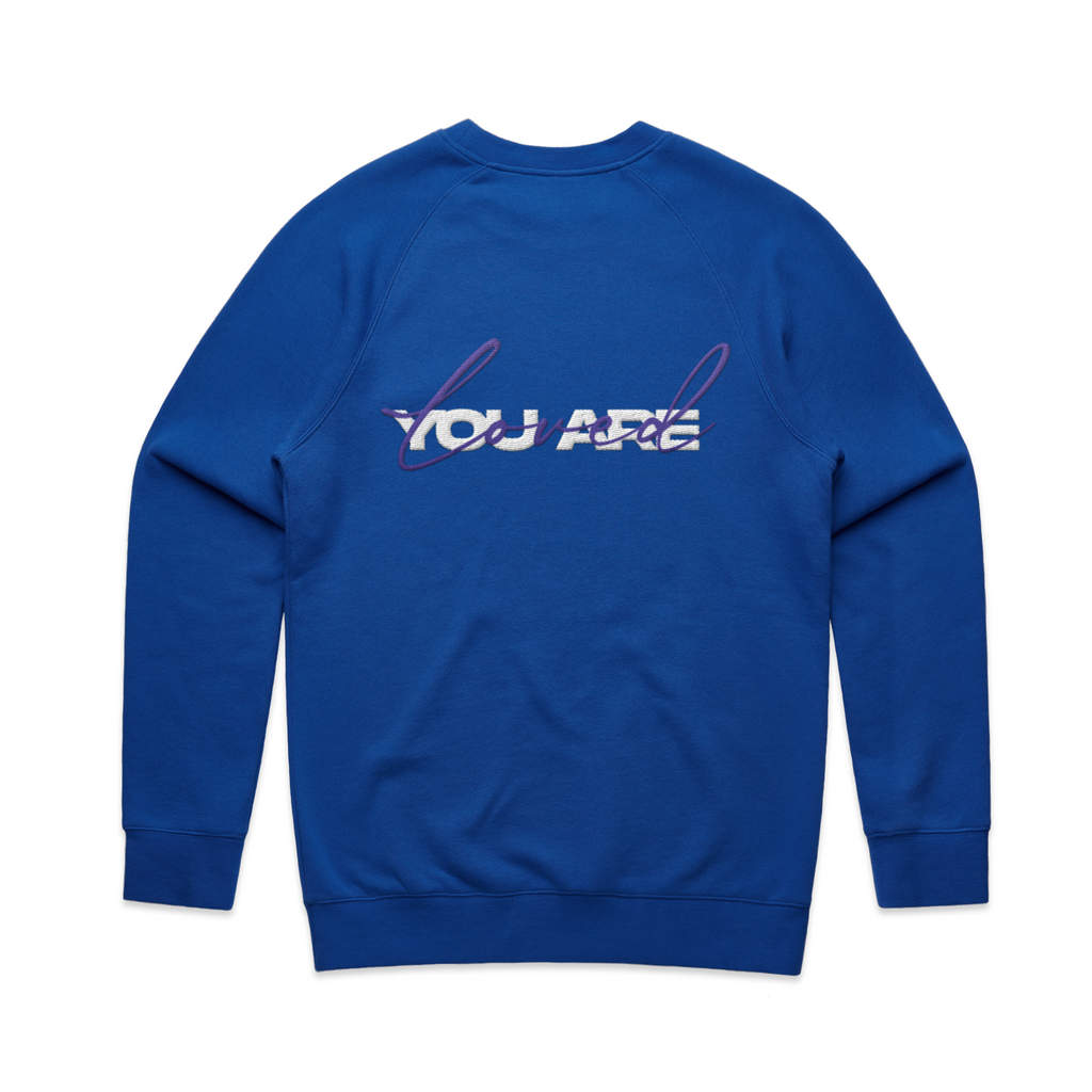 DMROZE 2.0 DARK COLOURED EMBROIDERED CREW NECKS