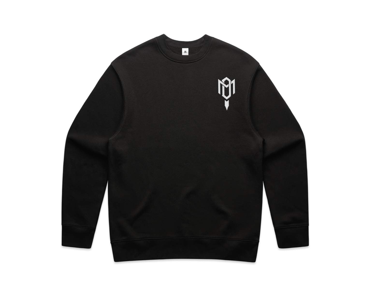 DMROZE 2.0 MEN'S DARK COLOURED EMBROIDERED CREW NECKS