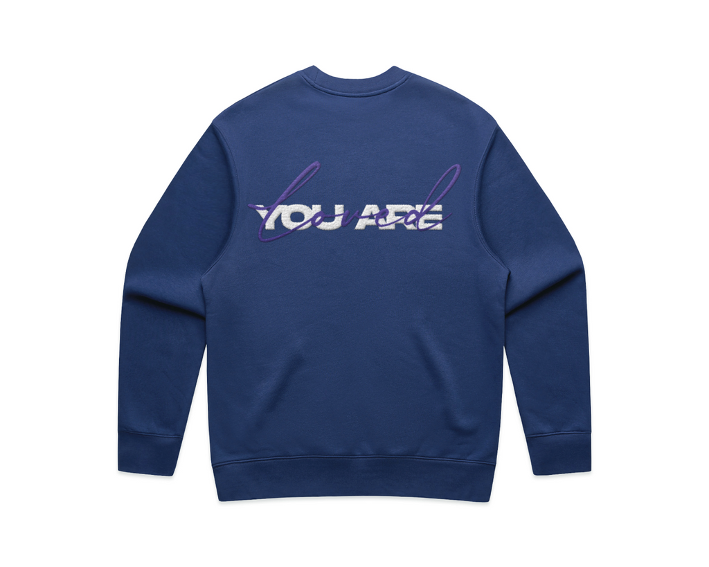 DMROZE 2.0 MEN'S DARK COLOURED EMBROIDERED CREW NECKS