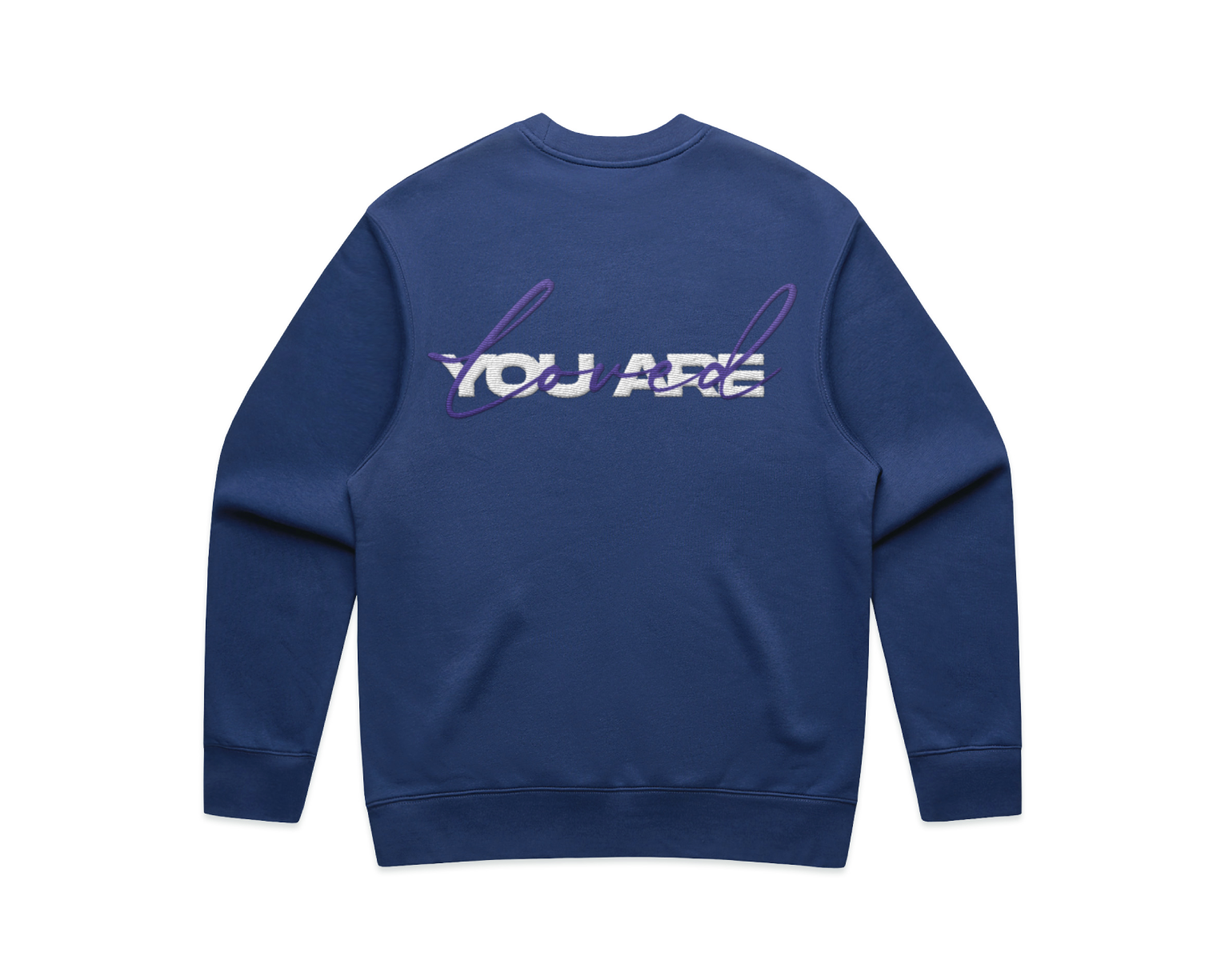 DMROZE 2.0 MEN'S DARK COLOURED EMBROIDERED CREW NECKS