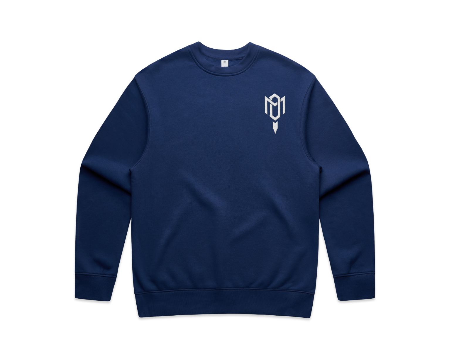 DMROZE 2.0 MEN'S DARK COLOURED EMBROIDERED CREW NECKS