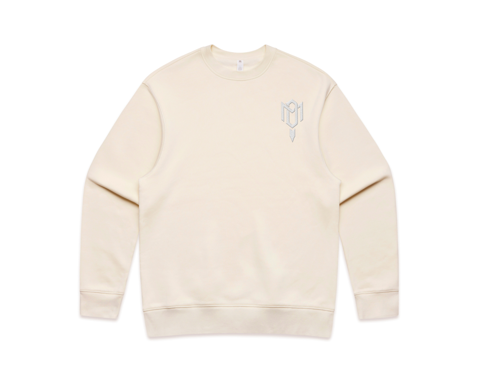 DMROZE 2.0 MEN'S LIGHT COLOURED EMBROIDERED CREW NECKS