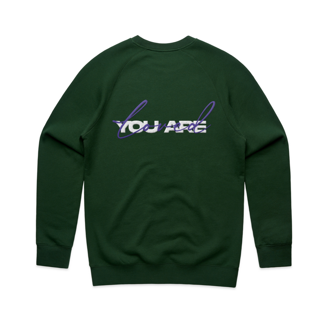 DMROZE 2.0 DARK COLOURED EMBROIDERED CREW NECKS