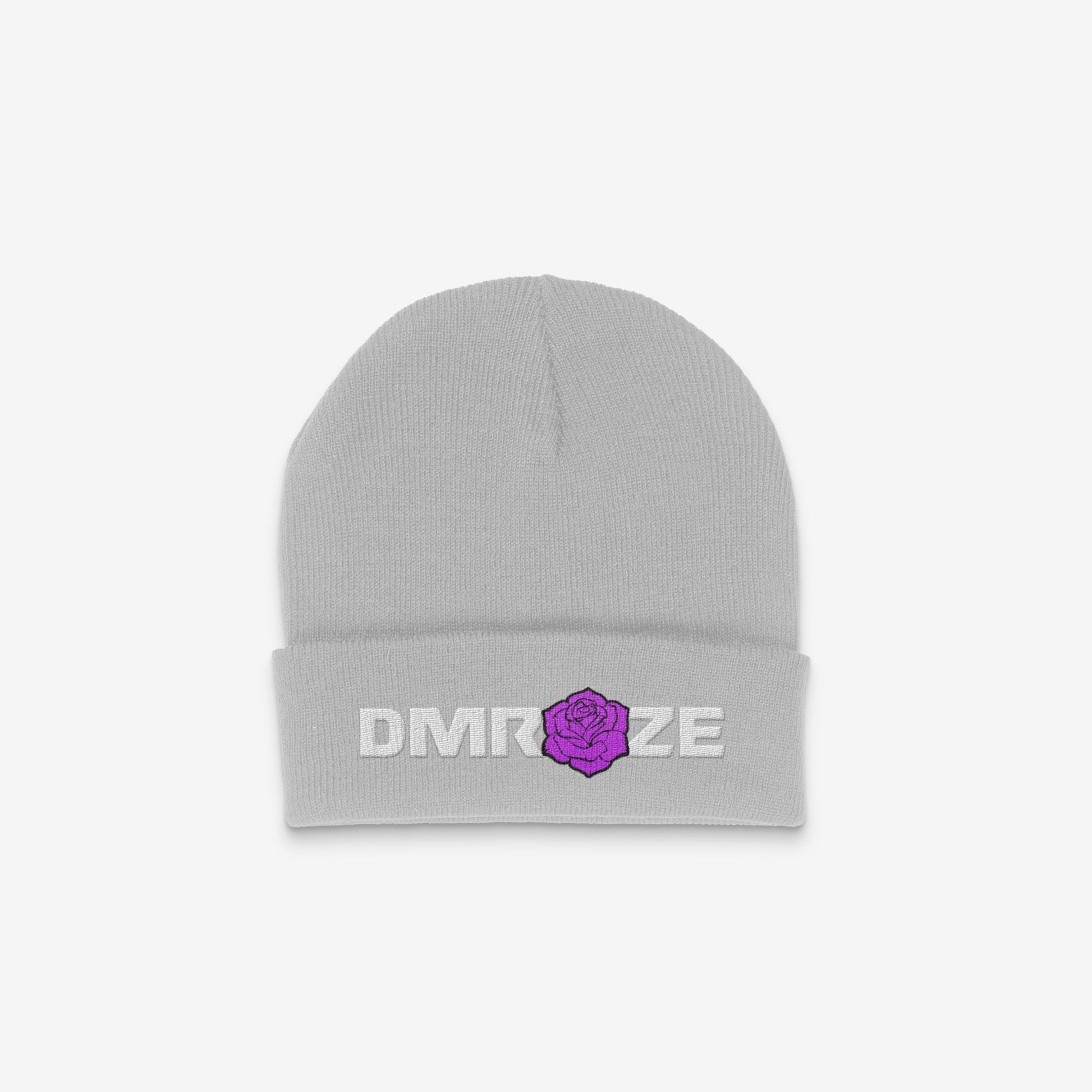 DMROZE WARM/LIGHT COLOURED EMBROIDERED BEANIES