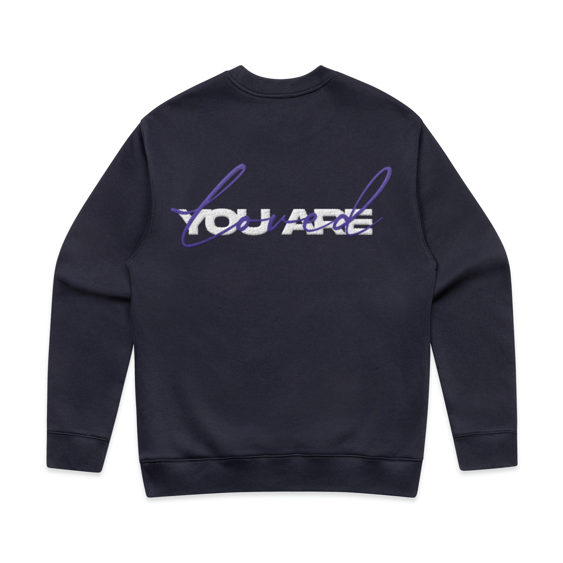 DMROZE 2.0 MEN'S DARK COLOURED EMBROIDERED CREW NECKS