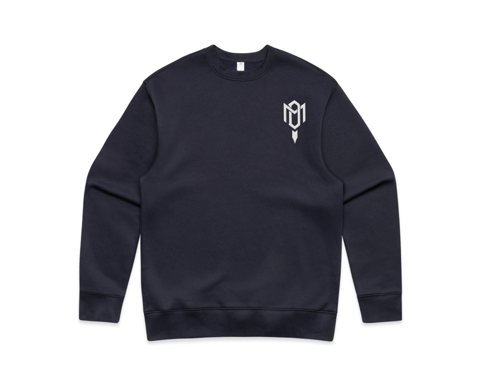 DMROZE 2.0 MEN'S DARK COLOURED EMBROIDERED CREW NECKS