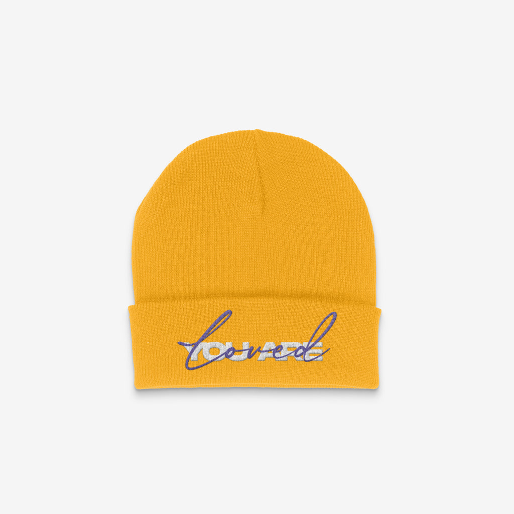 DMROZE 2.0 CUFF BEANIES (WHITE EMBROIDERY)