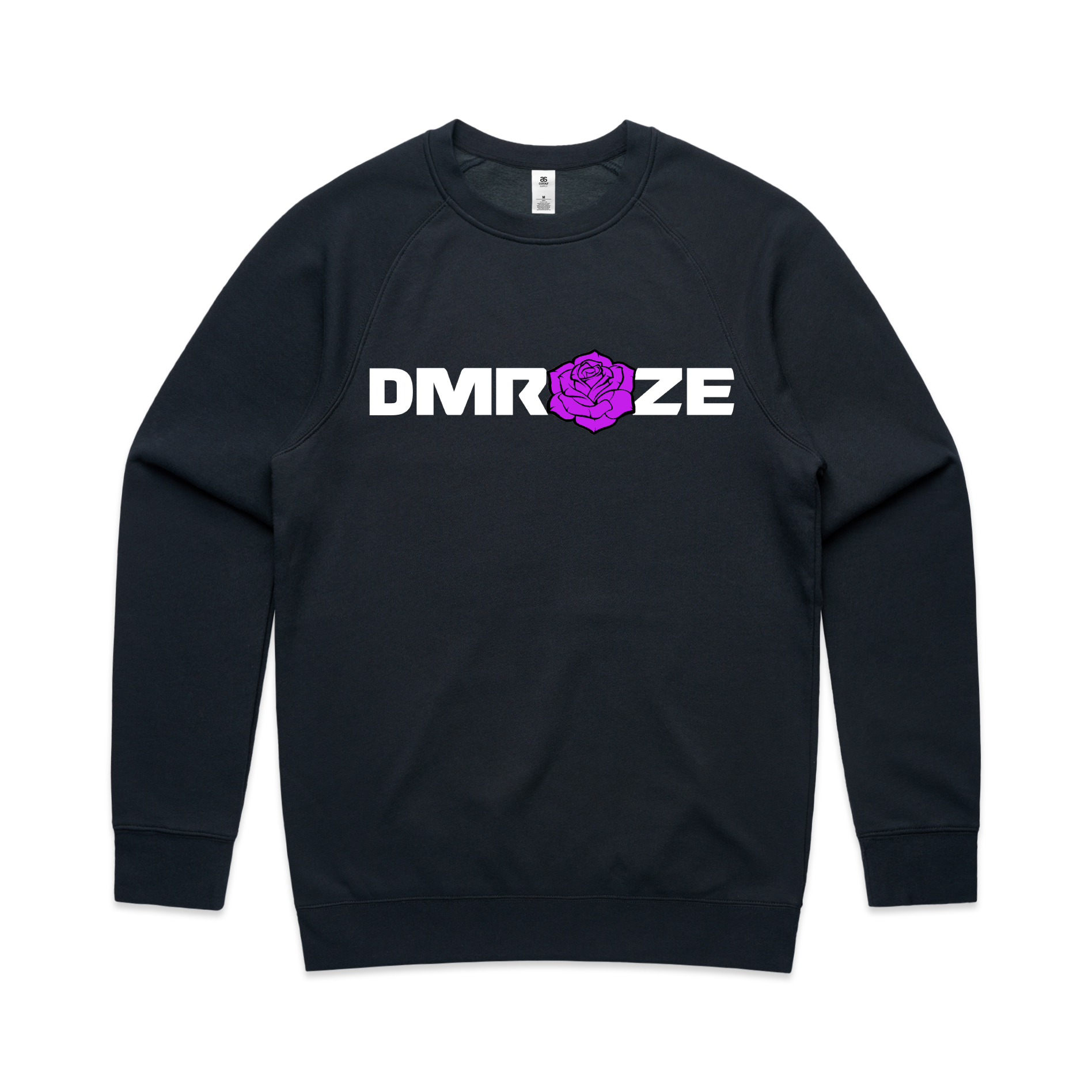 DMROZE DARK COLOURED PRINTED CREW NECKS