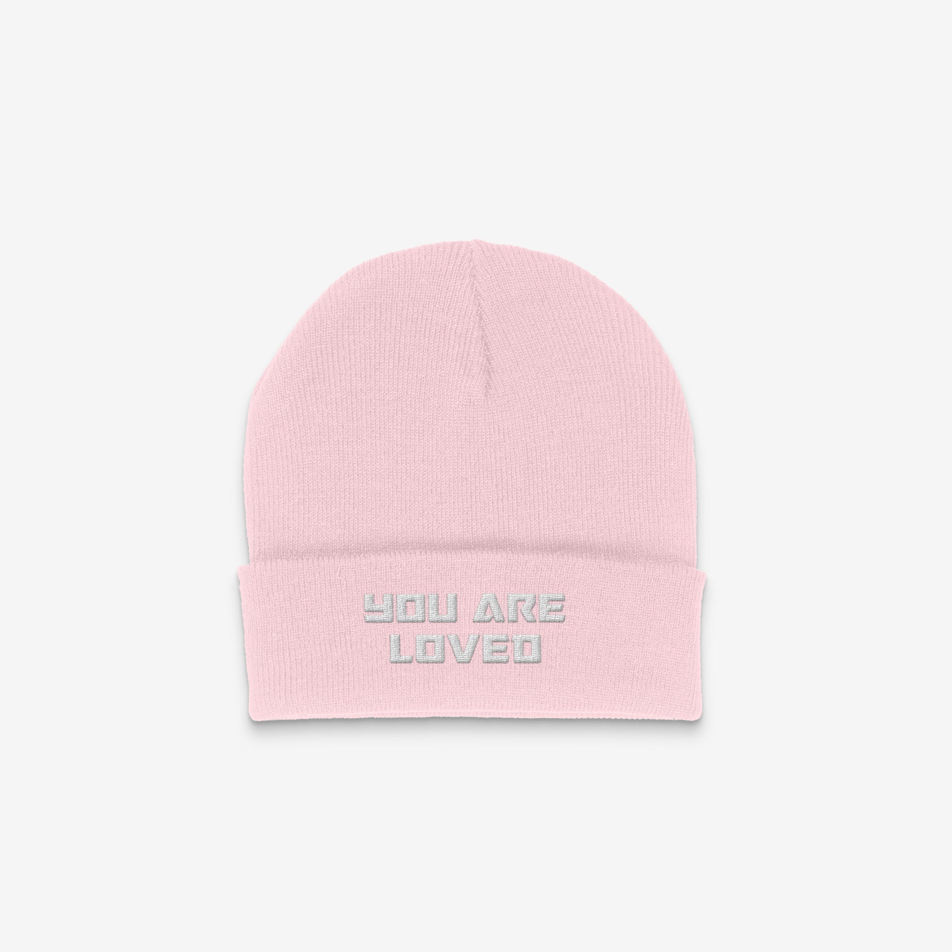 DMROZE WARM/LIGHT COLOURED EMBROIDERED BEANIES