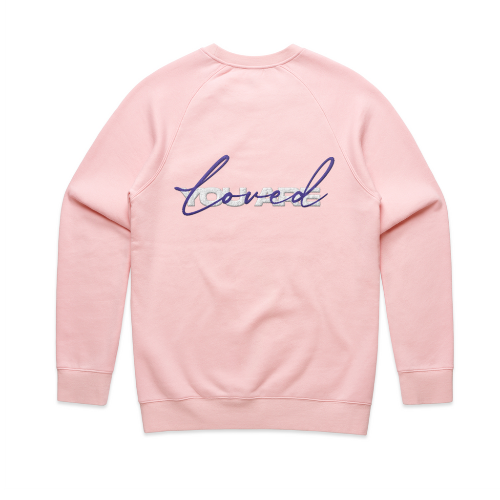 DMROZE 2.0 BRIGHT/LIGHT COLOURED EMBROIDERED CREW NECKS