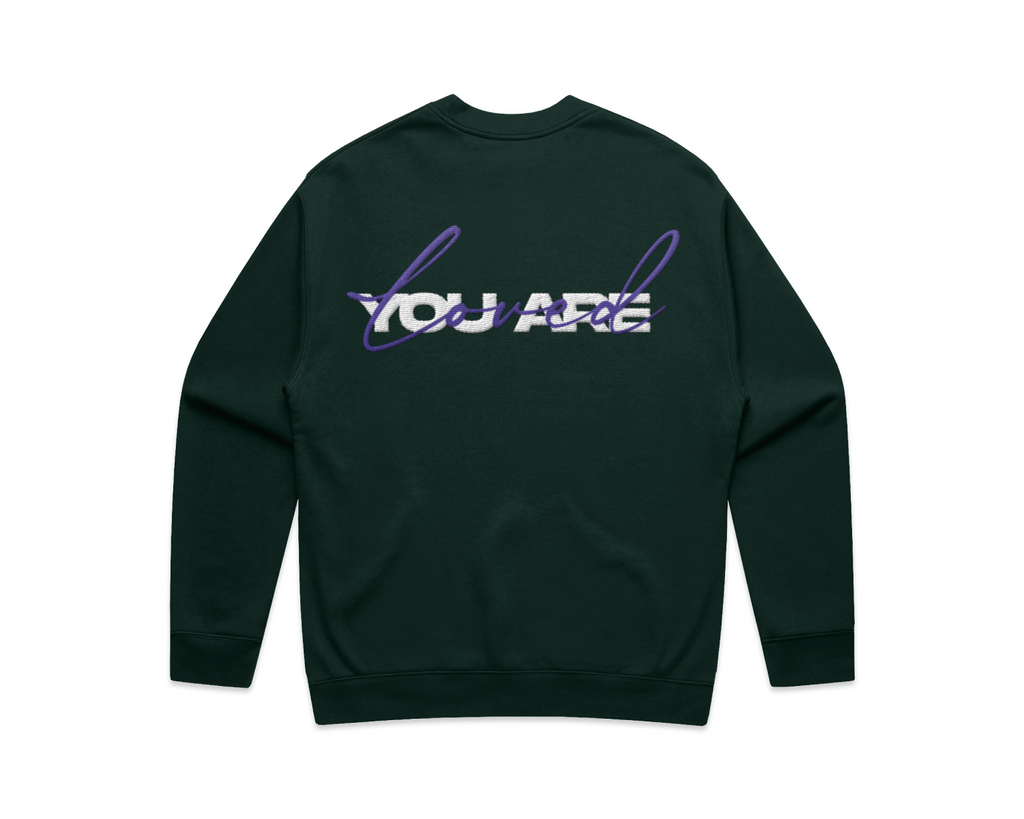 DMROZE 2.0 MEN'S DARK COLOURED EMBROIDERED CREW NECKS