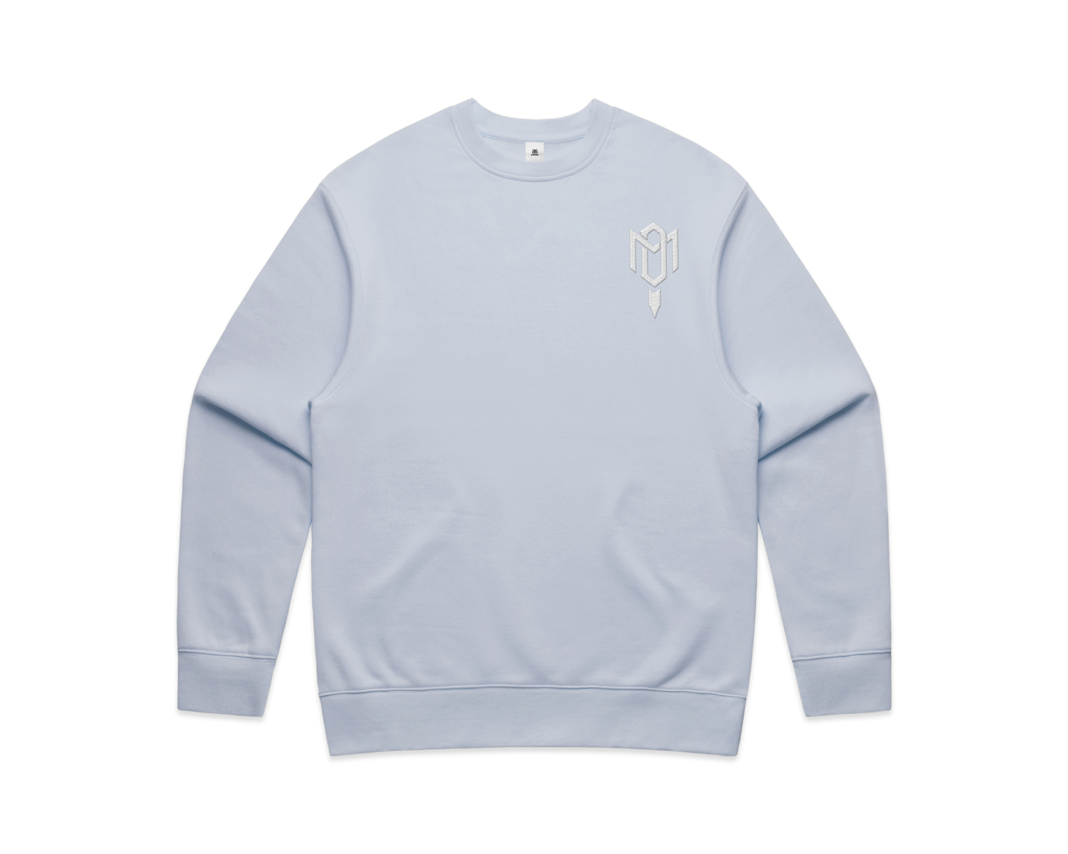 DMROZE 2.0 MEN'S LIGHT COLOURED EMBROIDERED CREW NECKS