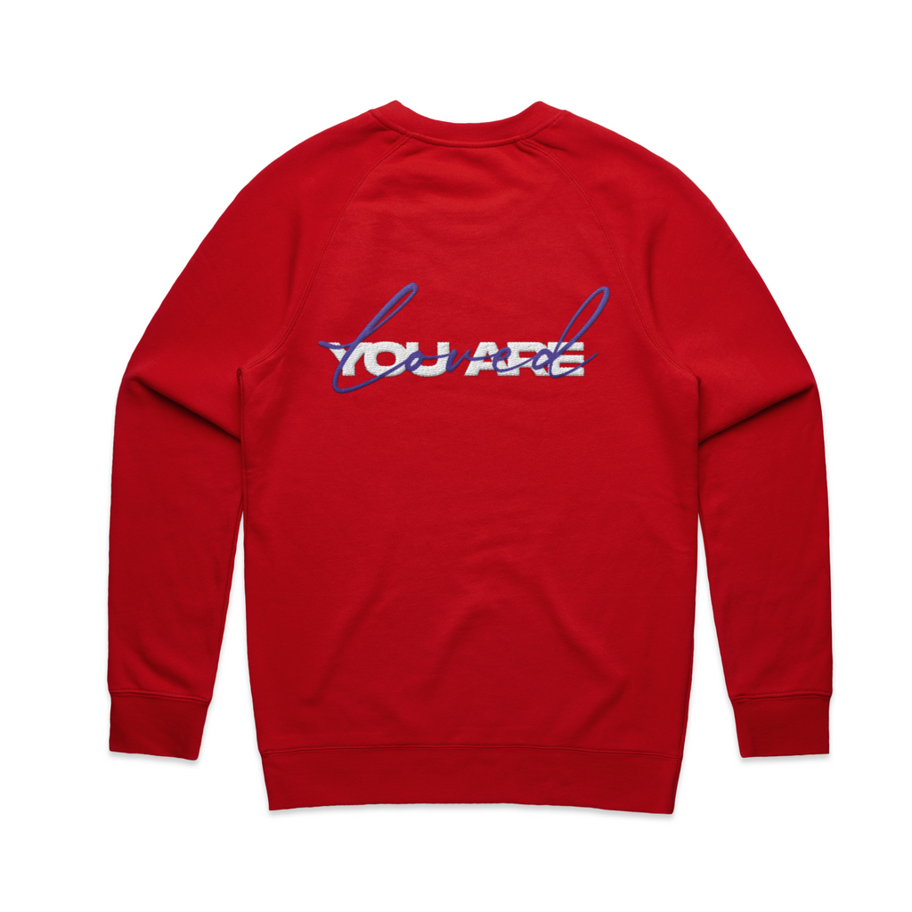 DMROZE 2.0 BRIGHT/LIGHT COLOURED EMBROIDERED CREW NECKS